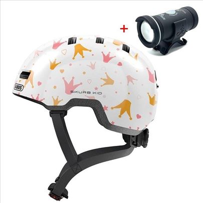 ABUS Skurb Biciklisticka Decja Kaciga M 50-55cm DK