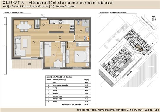 Dvoiposoban stan u Novoj Pazovi