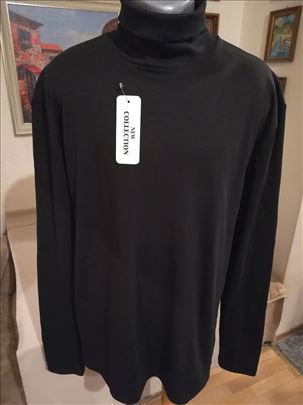 Nova muska rolka Fashion u velikom broju 3XL Crna