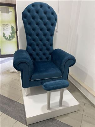 Pedikir fotelja Lux/Sofija/postolje/stalak za nogu