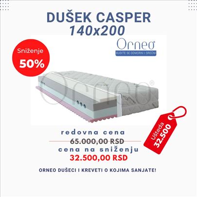 Dusek Casper 140x200 50%Popust 