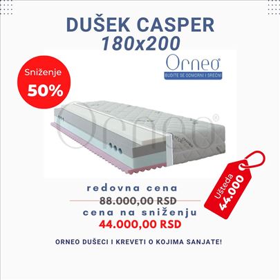 Dusek Casper 180x200 50%Popust 