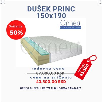 Dusek Princ 150x190 50%Popust