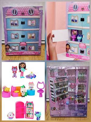 Gabi maca set figura i nameštaja iza prozorčića