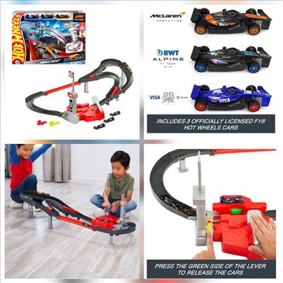 Hot Wheels Formula 1 set, novo