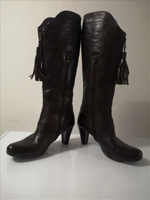 Kožne lakovane čizme ( Evergreen - New York ) broj