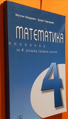 Matematika 4 sa zbirkom zadataka Obradović