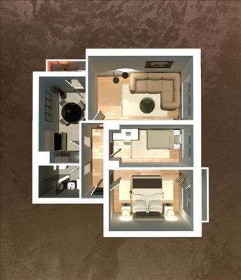 Novogradnja - Dvoiposoban stan  - Karaburma