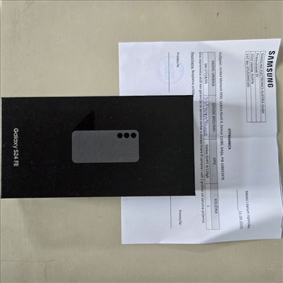 S24 FE 128 Garancija 2 God NOVO VAKUM