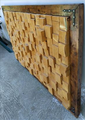 3D slika od drvenih kocki