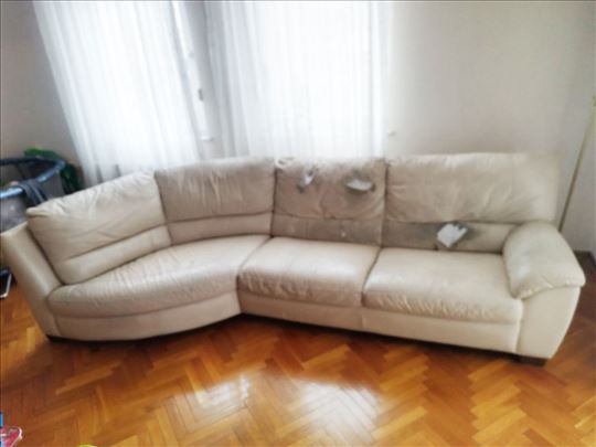 NATUZZI kožna garnitura 