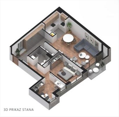 Luksuzan stan u izgradnji, na Vračaru