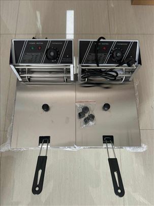 Dupla friteza za ulje 6+6L, friteza 12L, friteze