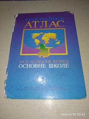 Geografski atlas za V, VI, VII i VIII razred osnov
