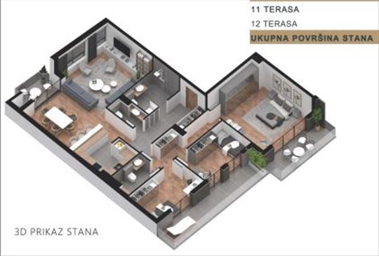 Luksuzan stan u izgradnji na Vračaru