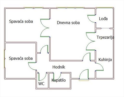 Odličan, komforan trosoban stan u bloku 30