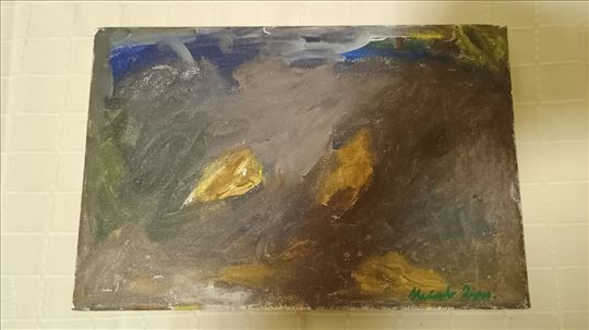 Umetnik samostalni slika "Jesenje nevreme "