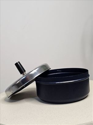 Angelo metalik plava pepeljara