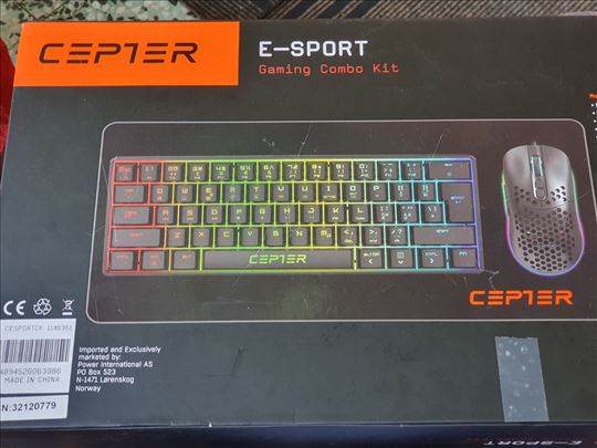 CEPTER E-SPORT COMBO KIT ACCESSORY KIT tastatura