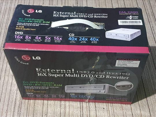 LG External cd/dvd rewriter eksterni dvd rezac usb