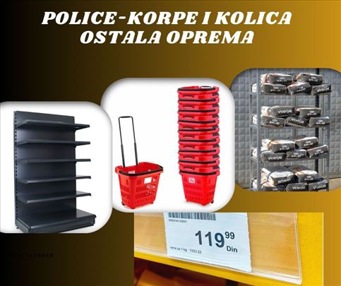Metalne police za trgovine i magacine