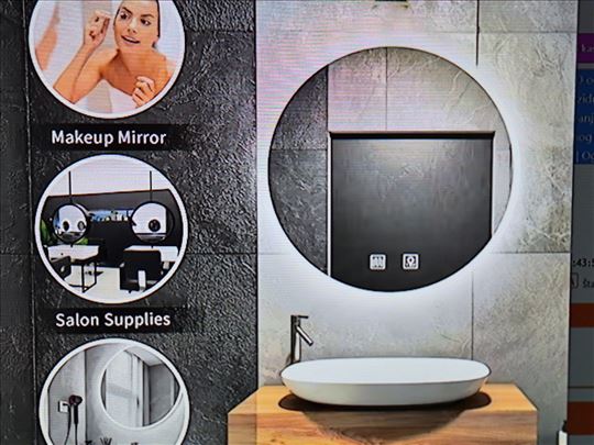 Ogledalo sa led osvetljnjem i odmadlivanjem-grejač