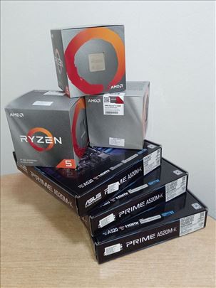 Ryzen R5 3600 6/12 + Boks Kuler + Asus Prime A520M