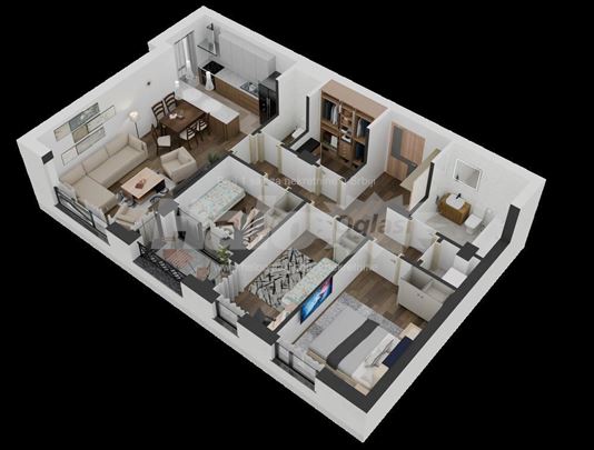 Trosoban stan, Mladenovac