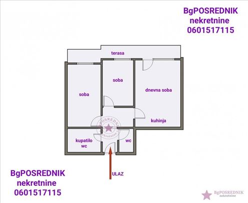 Voždovac, Trošarina, Vojvode Stepe, 62.55m2