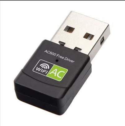 600Mbps USB Wifi Adapter usb (2.4+5Ghz) Free Drive
