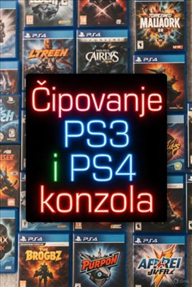 Čipovanje sony ps3,ps4 ubacivanje igrica,jailbreak