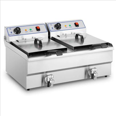 Električna friteza - 2 x 16 l - 400 V