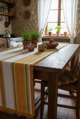 Etno Vintage materijal za draperije ili dekor 