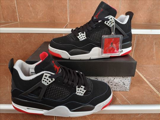 Nike Air Jordan 4 Black/Gray/Red Nike Pakovanje