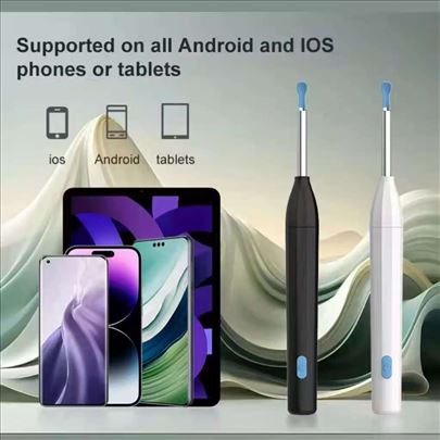 Otoskop kamera za uho aparat za ciscenje usiju kam