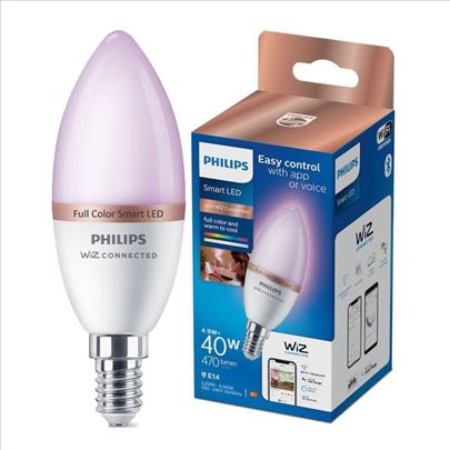 Philips WiZ C37 Pametna RGB LED Sijalica DK