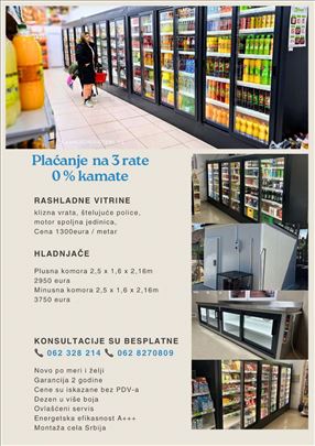Rashladne vitrine ,komore,inox