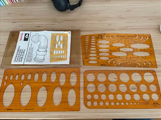 Rotring Lenjiri/Kalupi, Made in Germany