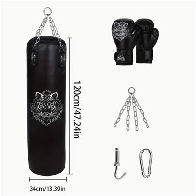 Dzak za boks i kik boks, bokserski dzak 120cm 2