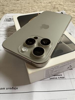 Iphone 16 Pro 128gb natural bh 100 -kao nov 