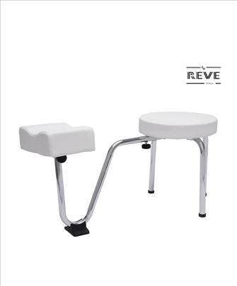 Kozmetička stolica sa naslonom za nogu 