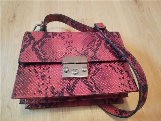 Mona torba-zmijski print,kao nova