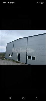 Na izdavanje nova hala 30.30x15 sa 30 ari plac