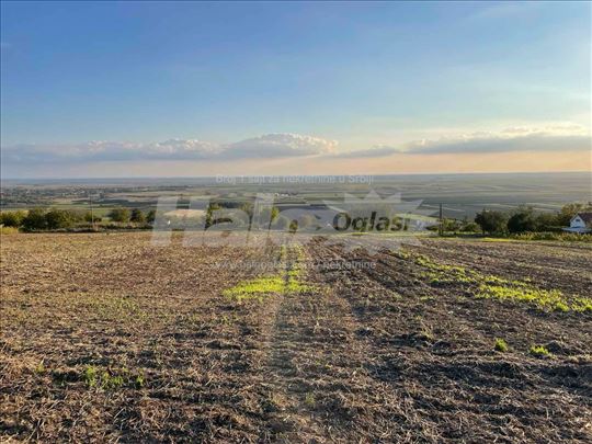 Plac kod vinarije Sapat, pogled na Srem