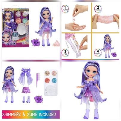 Rainbow High Shimmers and Slime Violet