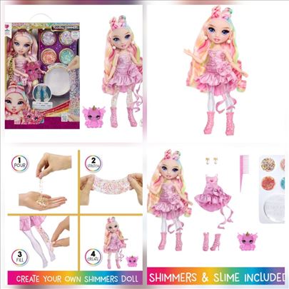 Rainbow High Shimmers with Slime set Bella