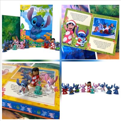 Stitch knjiga Stič sa figurama, novo