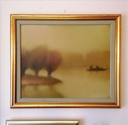 Zdravko Mandić - ulje na platnu 94 god. 