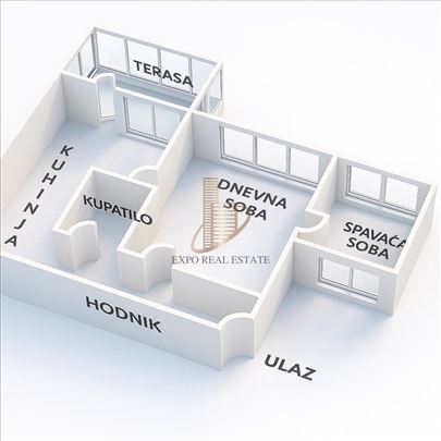Arena- na prodaju odličan dvosoban stan