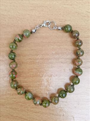 Narukvica Epidot (unakit)